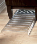 Air Vent Extender For Under Furniture With Installation Tape Low Profile Design Strong Plastic Extends From 17 To 30 Inches Fits Floor Registers Up To Eleven Point Three Inches Wide