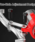 Beastly Heavy Duty 50T Hydraulic Bearing Puller Tool With Adjustable Gear Claws, two-hole adjustment design close-up