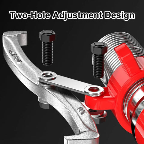 Beastly Heavy Duty 50T Hydraulic Bearing Puller Tool With Adjustable Gear Claws, two-hole adjustment design close-up