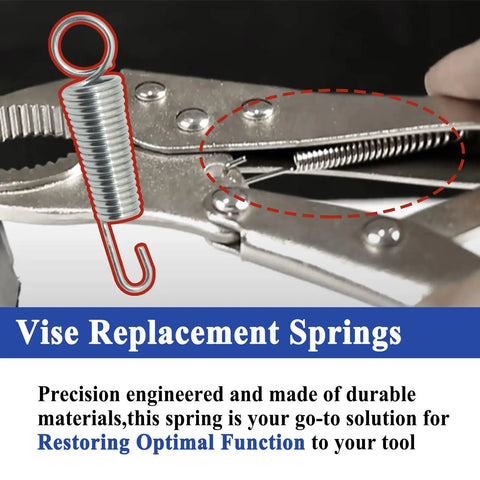 Replacement Vise Grip Spring Set 20Pcs For Vise Grips 4008 And Models Like 10R 10WR 10CR showing spring mechanism upgrade