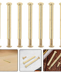 10 Piece Handheld Fan Rivet Nuts Steel Shaft Repair Kit For Fan Shaft Replacement And Hand Fan Repairs No Brainer Easy Install Durable Metal Build Includes Clear DIY Guide, brass rivet nuts set