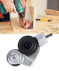 Power Drill Plate Shears Attachment for Easy Sheet Cutting No Spark Burr Free 40mm Ti Steel Disc with Wrench and Spring