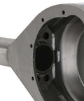 Close-up of Ford 9 Inch Rearend Axle Housing Kit with 31-Spline Forged Steel Axles, beefy fabricated center section and internal reinforcement.