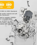 30 Pack Cabinet Door Angle Restriction Clips For 90 Degree Limit To Prevent Slamming And Wall Dings With Super Snug Hinge Guards visible in water.