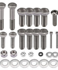 Prime Pool Pump Bolt Kit For Whisperflo And Intelliflo Pumps Simple As Pie Hardware Set featuring stainless steel bolts, washers, and nuts.