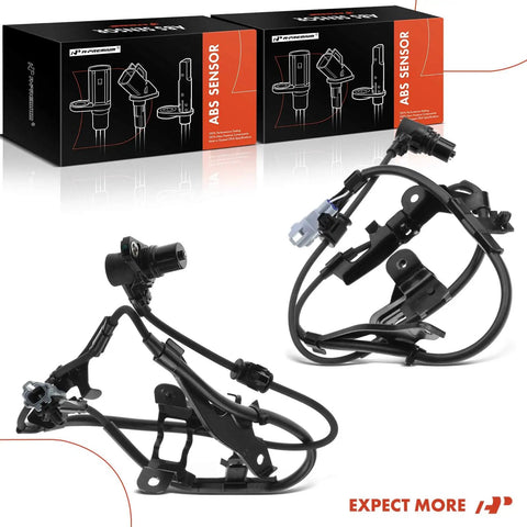 Front Left Right ABS Wheel Speed Sensor Set Of 2 For Toyota Sequoia Tundra 00 To 07 Direct Swap ALS664 89543-0C010 OEM Grade with connectors