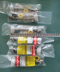 Six Inch Hose Extension For Toilet Bidet Sprayer T Adapter Connection Leaks Stopper with measurement scale visible in packaging.