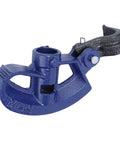 Heavy Duty Carbon Steel Manual Pipe Bender for Electrical Wire and Galvanized Tubing, compact blue tool for precise bending.