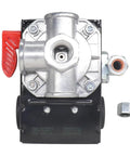 Front view of Air Compressor Pressure Switch Z-D26612 120-150 PSI Adjustable One Quarter Inch FNPT Inlet 26 Amp 120 Volt