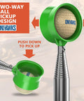 Telescopic Golf Ball Retriever 12 Foot And 9 Foot Stainless Steel Shaft With Two Sided Pickup Unbreakable Head Easy Retrieval