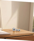Hands On Pendulum Ball Physics Kit For Classroom Labs And Visual Learning Ball Cradle Demonstration Device on wooden table