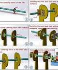 Line Boring Machine Portable 110V Pro Grade For Hole Boring And Connecting Rod Work, setup instructions with centering sleeves.