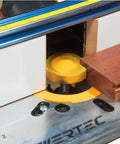 Built Different Slab Flattening Router Bit With 1/4 Shank And 1 Inch Diameter in action, flattening wood on CNC router.