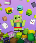 Magnetic Blocks Build Set For Kids 3 Plus 48 Piece Zomblock Cubes STEM Toy featured with colorful cubes forming a figure.