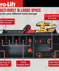 Cordless Drill Organizer Wall Mount Rack With Five Hanging Slots For Vertical Storage And Easy Tool Access in use