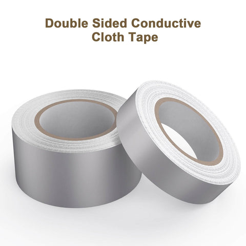 Heavy Duty Conductive Adhesive Tape Faraday Cloth Shielding Tape Double-sided conductive fabric rolls for EMI RFI shielding