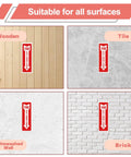 Fire Extinguisher Stickers 4x12 Inch Pack Of 5 Signs With Arrows For Quick Emergency Locate At Home Office School And Hospital