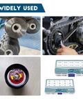Internal Circlip Retaining Ring Kit 900Pcs To 1845Pcs Carbon Steel 6-25mm in use with gears and packaged in plastic boxes