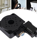 Motorized Rotation Stage 360 Degree Optical Rotary Table For Industrial Production With Worm Gear Transmission