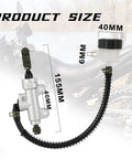 Rear Brake Master Cylinder With Reservoir For Hawk 250 Motorcycle Hydraulic Pump Replacement 250cc Caliper Upgrade product size