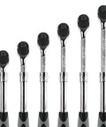 Extendable Half Inch Drive Ratchet With 72 Tooth Head And Five Degree Drive Extends From 13.75 To 20 Inches Telescoping Handle