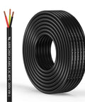 Heavy Duty 12 Gauge 2 Conductor Electrical Wire 12 AWG Stranded PVC Jacket Oxygen Free Copper Cable 100 Feet Coil