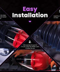 Universal CV Joint Boot Installation Tool Kit With 2 CV Boots Fits 26mm To 34mm Shafts Premium Silicone Seals Out Dirt And Moisture