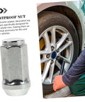 Top Tier Chrome RV Lug Nut Replacement Set With Sealed Axle Covers, Super Durable Anti Rust Steel Wheel Boss Kit For Trucks And Cars, Easy Install Bolt Washer Accessory on RV wheel