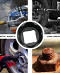 22 Piece Bolt Nut Extractor Set with Half Inch and Three Eighths Inch Drive for extracting damaged nuts and screws