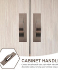 Modern Orb Finish Invisible Cabinet Drawer Pull Handle For Kitchen And Bath, 64mm Center To Center, on wardrobe doors