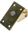 Jiawu Double Wheel Piano Caster, Metal Wheel for Furniture, close-up view showing durable metal plate and wheel design.