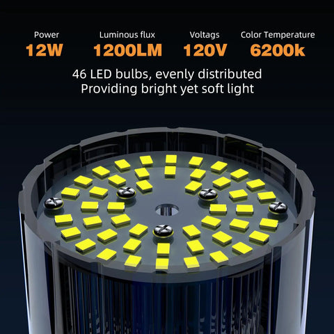 Heavy Duty Magnetic Work Light Delivering Badass 1200 Lumens Through A Flexible Gooseneck Shaft With A Rock Solid Magnetic Base Easy Peasy Setup For Shop Projects Cnc Mill Drill Press Sewing Machines showing 46 LED bulbs arrangement.