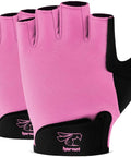 Light Pink Watersports Rowing Gloves With Ultra Grippy Silicone Palm For Women And Men Anti Slip Grip For Indoor Rowing Sculling Kayak SUP Dragon Boat Outrigger Canoe And More Size XS Fits 5.5 To 6.5, shown in front view