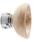 Face Plate Ring For NCK Series Woodturning Lathe Chuck holding a wooden bowl, compatible with Super NOVA2 and Robert Sorby Patriot