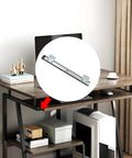 Two Pack Heavy Duty Drawer Slides For Under Desk Keyboard Tray 13.8 Inch Minimum Length 20 Inch Full Extension Ball Bearing