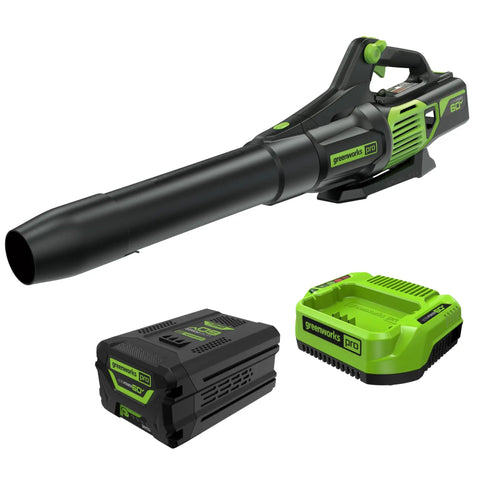 60V Cordless Leaf Blower With 610 CFM And 130 MPH Airflow, Beast Power, lightweight and quiet, includes 2.5Ah battery and 5A charger