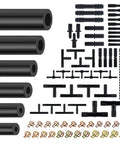 Ultimate Silicone Vacuum Hose Kit For Auto Projects Six Piece Five Foot Set With Six Inner Diameters One Eighth Inch
