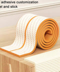 Beige Indoor Outdoor Corner Guards For Cars, Garages, And Furniture Edges, Soft Sponge Edge Protectors, 2M Length, Easy Install