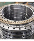 Ultra High Precision YRT325 Turntable Rotary Table With Slewing Bearing And Nylon Retainer showing steel body and retainer details.