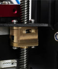 Premium 18Mm Brass T8 Z Axis Screw Coupler Hot Bed Connector For Oldham Fit Ender 3 CR10 S4 S5 BLV 3D Printer Parts Up A Kit installed on threaded rod