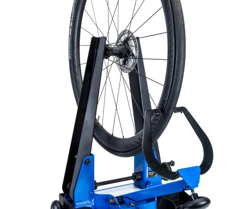Pro Bicycle Wheel Truing Stand, heavy gauge steel, powder coated finish, fits 29 plus wheels and tires up to 6 inches wide, view