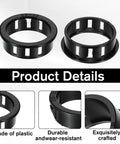 15 Pcs Round Cable Snap Grommets One And A Quarter Inch Thirty Two Millimeter Plastic Cable Hole Grommets Black