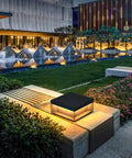 Outdoor Square Post Lights 11 Inch Dope Pillar Lamps Built Tough From Die Cast Aluminum Waterproof LED Path Lighting