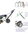 Portable Belt Sander And Abrasive Grinder On Rolling Frame For Rust Removal And Wood Projects Features Killer 4000W Motor shown with extra sanding belts.