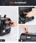 Maintenance steps for Two Pocket Money Counter Machine That Sorts Mixed Denominations With Built In Printer and Touch Screen