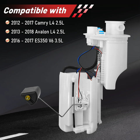 Toyota Camry Fuel Pump Assembly 2.5L Drop In Ready 2012 2017 Models Fits Avalon 2.5L 2013 2018 Replaces E9090M 7702006286