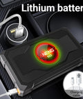 Lithium battery charging in car with Beast Pro Grade Automotive Multimeter With 20000 Counts, Flip LCD.