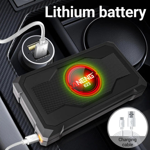 Lithium battery charging in car with Beast Pro Grade Automotive Multimeter With 20000 Counts, Flip LCD.