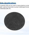 Round Graphite Block Disk Ingot High Purity Graphite Electrode Plate Sheet 20x1mm For Melting Casting And Electrolysis Pack Of 5