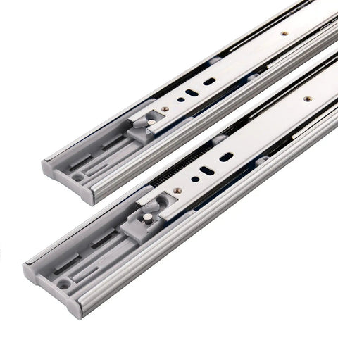 Soft Close Drawer Slides 14 Inch 6 Pairs Side Mount Full Extension Ball Bearing Rails For Cabinets Wardrobes Kitchen With 100 Lb Load Capacity And Included Screws Brackets Not Included Heavy Duty Cold Rolled Steel Hardware